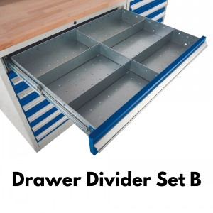 Euroslide Storage Cabinet 6 Drawer 825mm